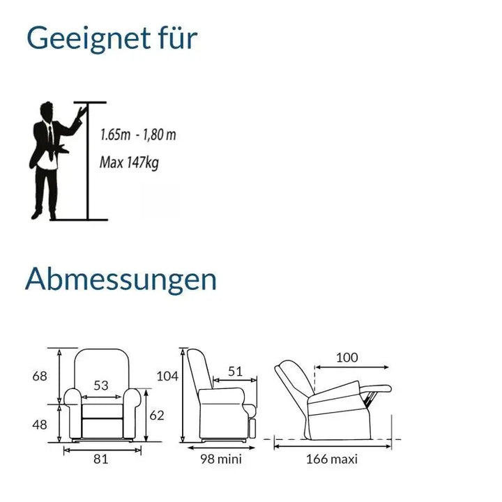 Golden Aufstehsessel Komfort Premium Golden