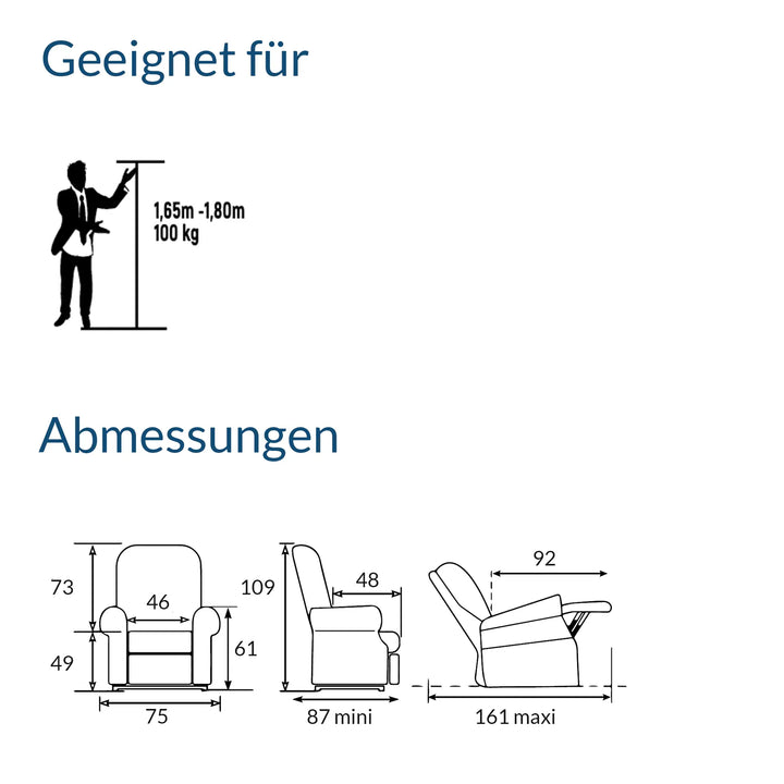 RehaComfort Aufstehsessel Balmoral technic RehaComfort